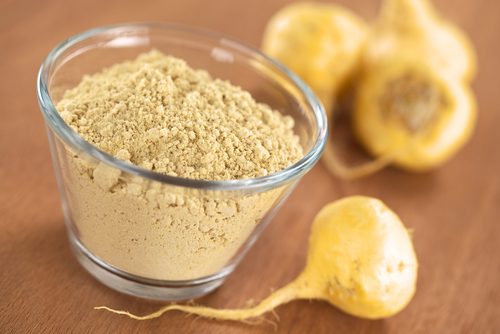 Maca - rastlina, koreň, prášok