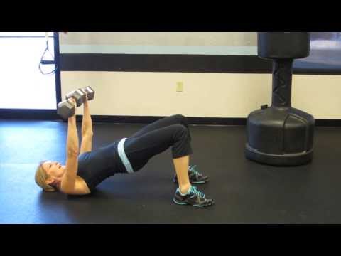 Dumbbell: Bridge Chest Press by Rebecca Blankfield