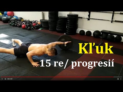 Sila vrchnej časti tela (UB) - Horizontálny tlak (HT) - 15 Push Up progressions