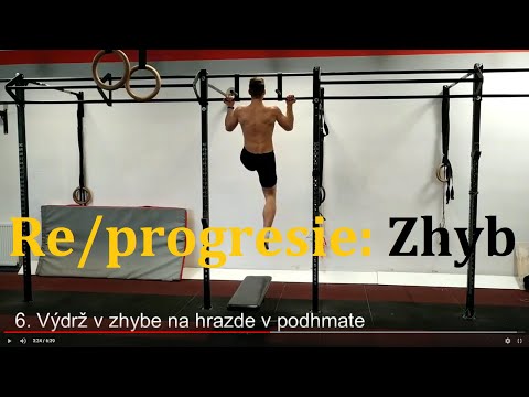 Ako sa naučiť zhyby na hrazde (kruhoch) - re/ progresie