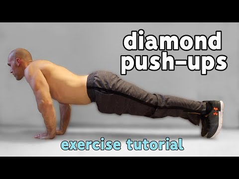 Diamond Push Ups For Beginners | Proper Form &amp; Progression