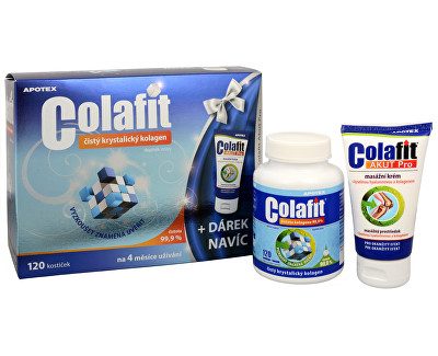 Apotex Colafit (čistý kolagén) 120 kociek + masážny krém Colafit Akut Pre 50 ml zdarma