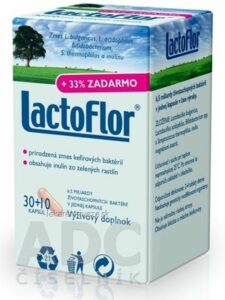 Lactoflor 40 kapsúl (30 + 10 zadarmo) recenzia