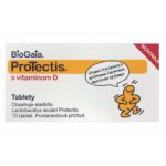 BioGaia ProTectis žuvacie tablety s vitamínom D pomarančová príchuť 10 ks