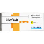 Vitamín B2 GENERICA Riboflavin 10 mg