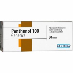Vitamín B5 Generica Panthenol 100 30 tbl