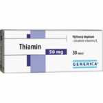 GENERICA Thiamin - vitamín B1 pre duševnú pohodu a pri zvýšenej záťaži organizmu