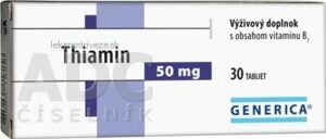 GENERICA Thiamin 50 mg tbl 1×30 ks