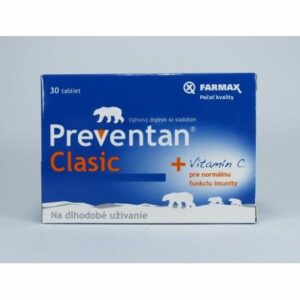 Farmax Preventan Clasic + vitamín C 30 tabliet