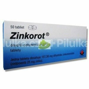 Zinkorot tbl 25 mg 5×10 ks