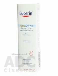 Eucerin Q10 ACTIVE očný krém proti vráskam pre citlivú pokožku 1×15 ml