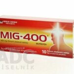 MIG-400 - recenzia účinného lieku na bolesť (najčastejšie zubov a hlavy) a horúčku s ibuprofénom