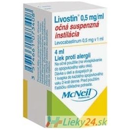 Livostin očné kvapky 4 ml