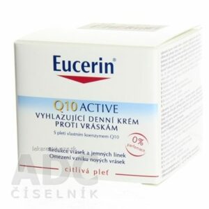 Eucerin Q10 ACTIVE denný krém proti vráskam vyhladzujúci na citlivú pokožku 1×50 ml