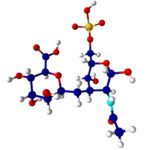 Chondroitín sulfát - molekula